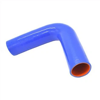 Silicone Hose Black 90 Degree Reduce